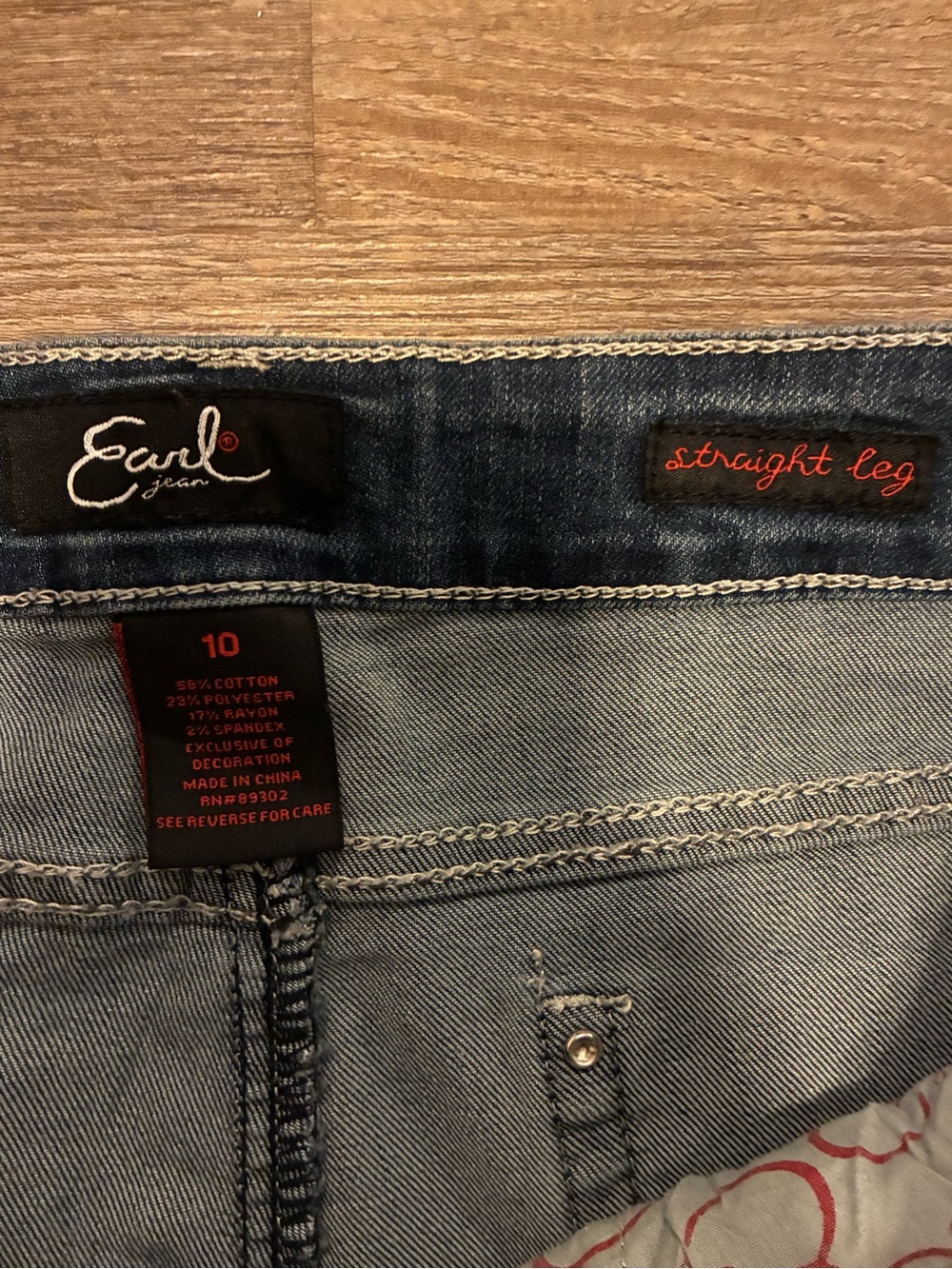 Vintage Straight leg Earl Jeans - Picture 5 of 5